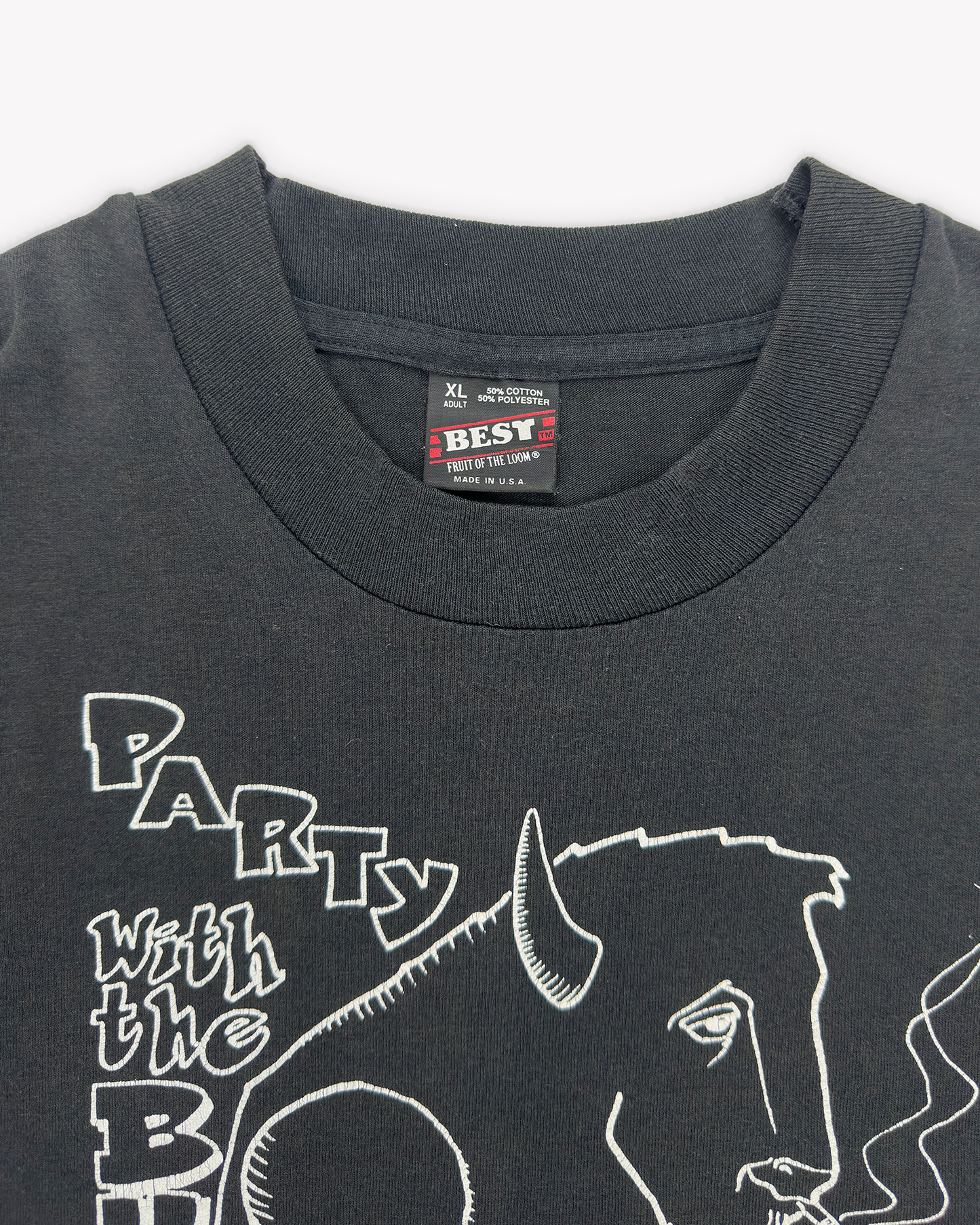 90s Buffaloes Single Stitch Tee: Black L