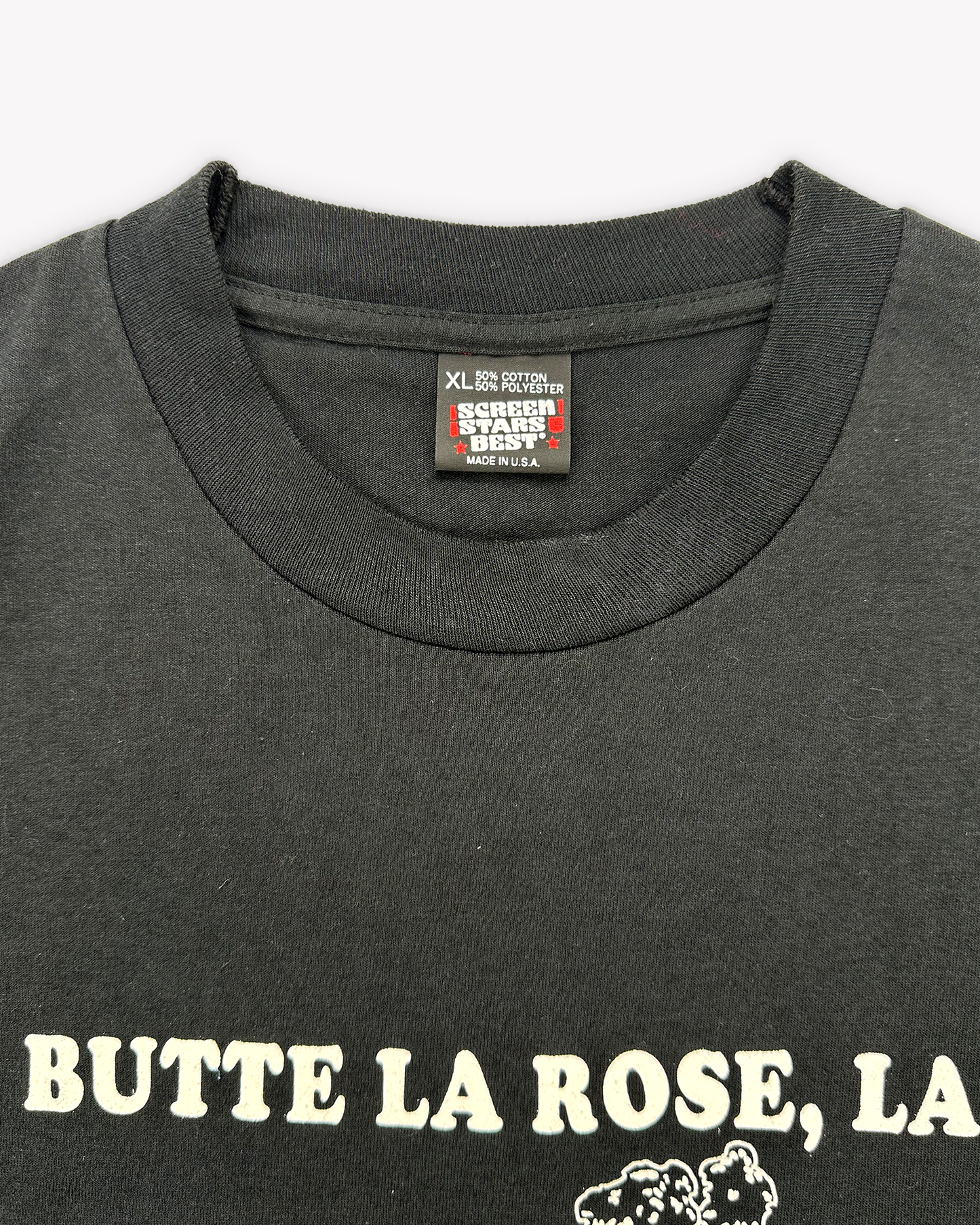 90s Butte La Rose Single Stitch Tee: Black M/L
