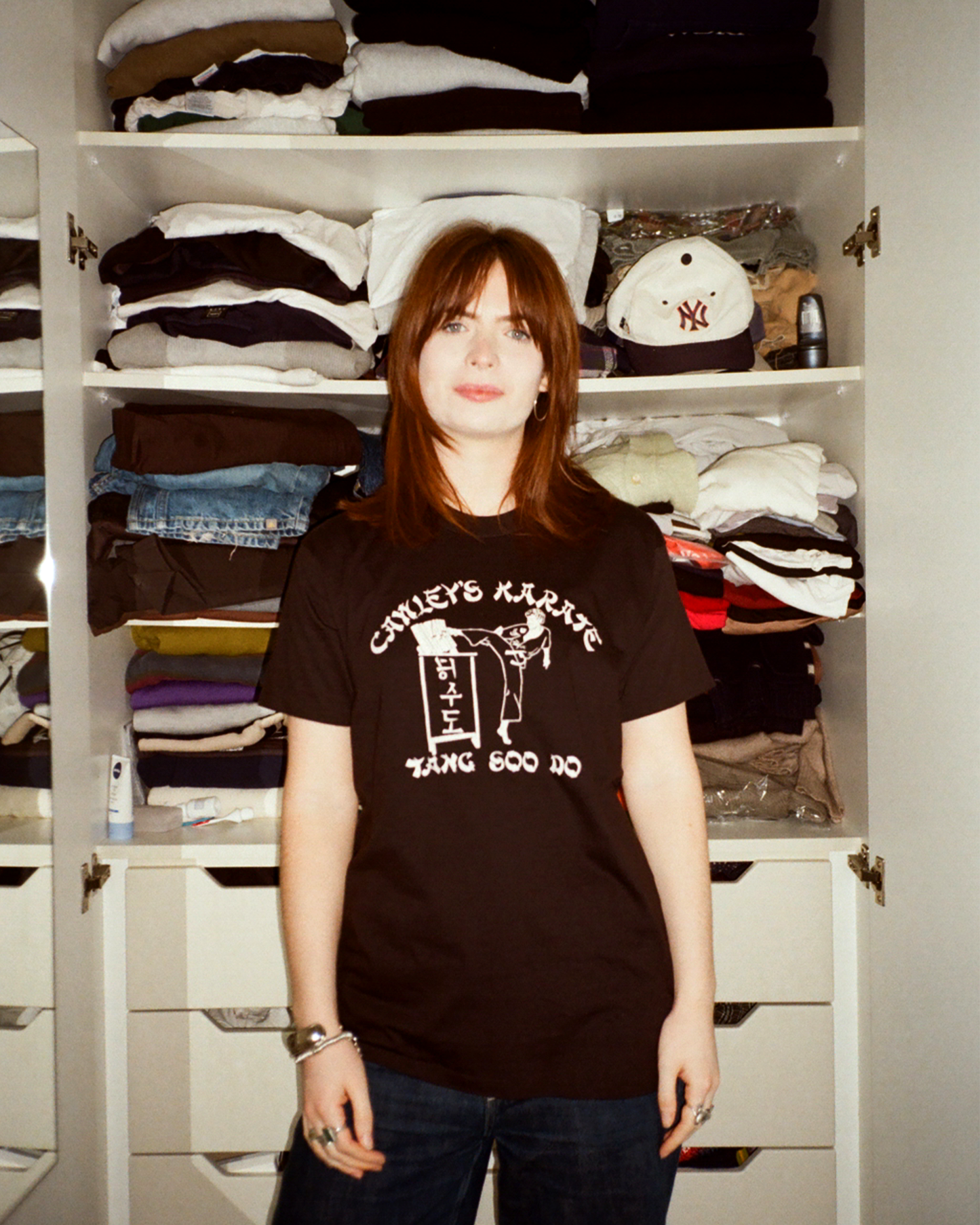 80s Cawley's Karate Single Stitch Tee: Black S/M