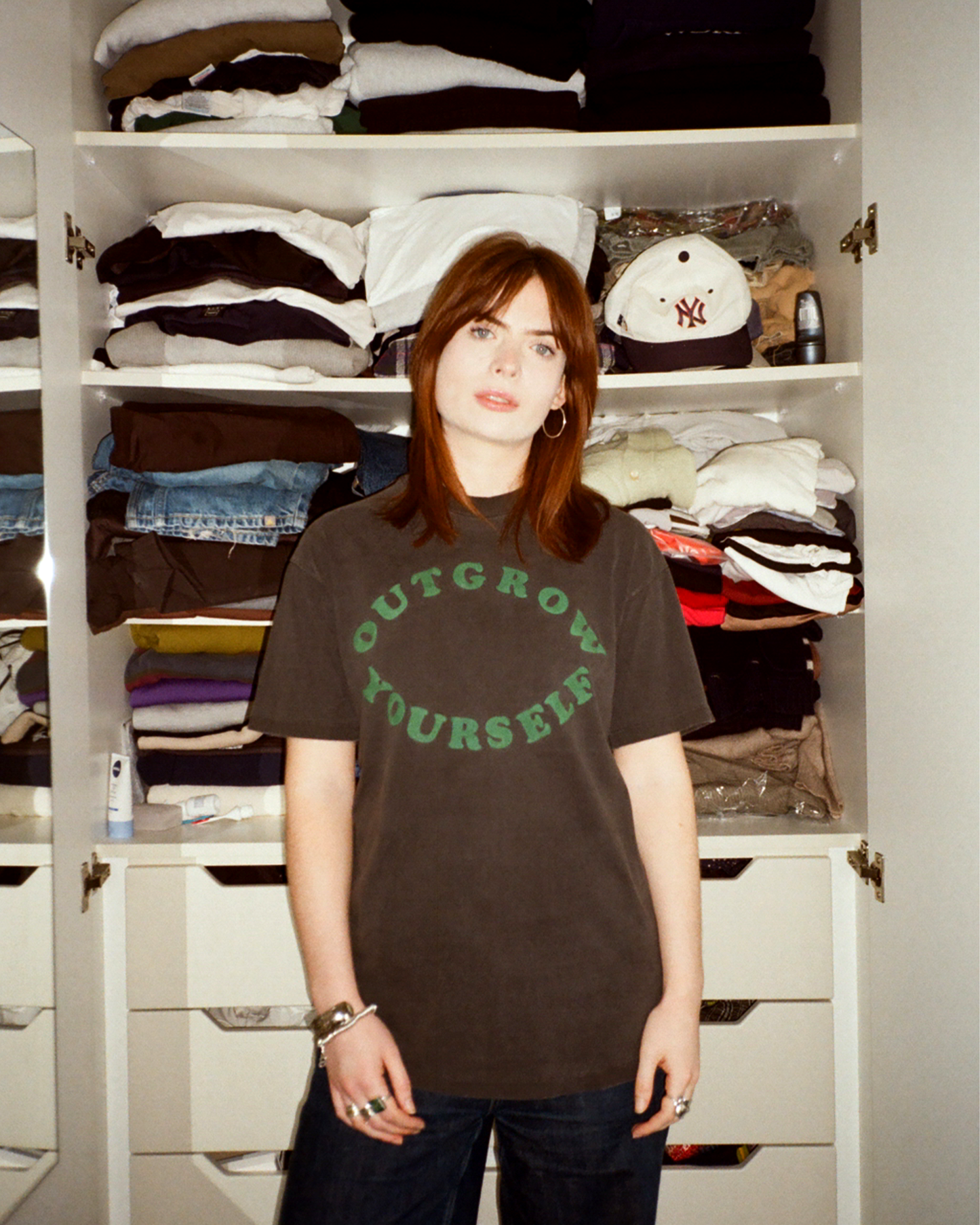 1992 Outgrow Yourself Single Stitch Tee: Black M