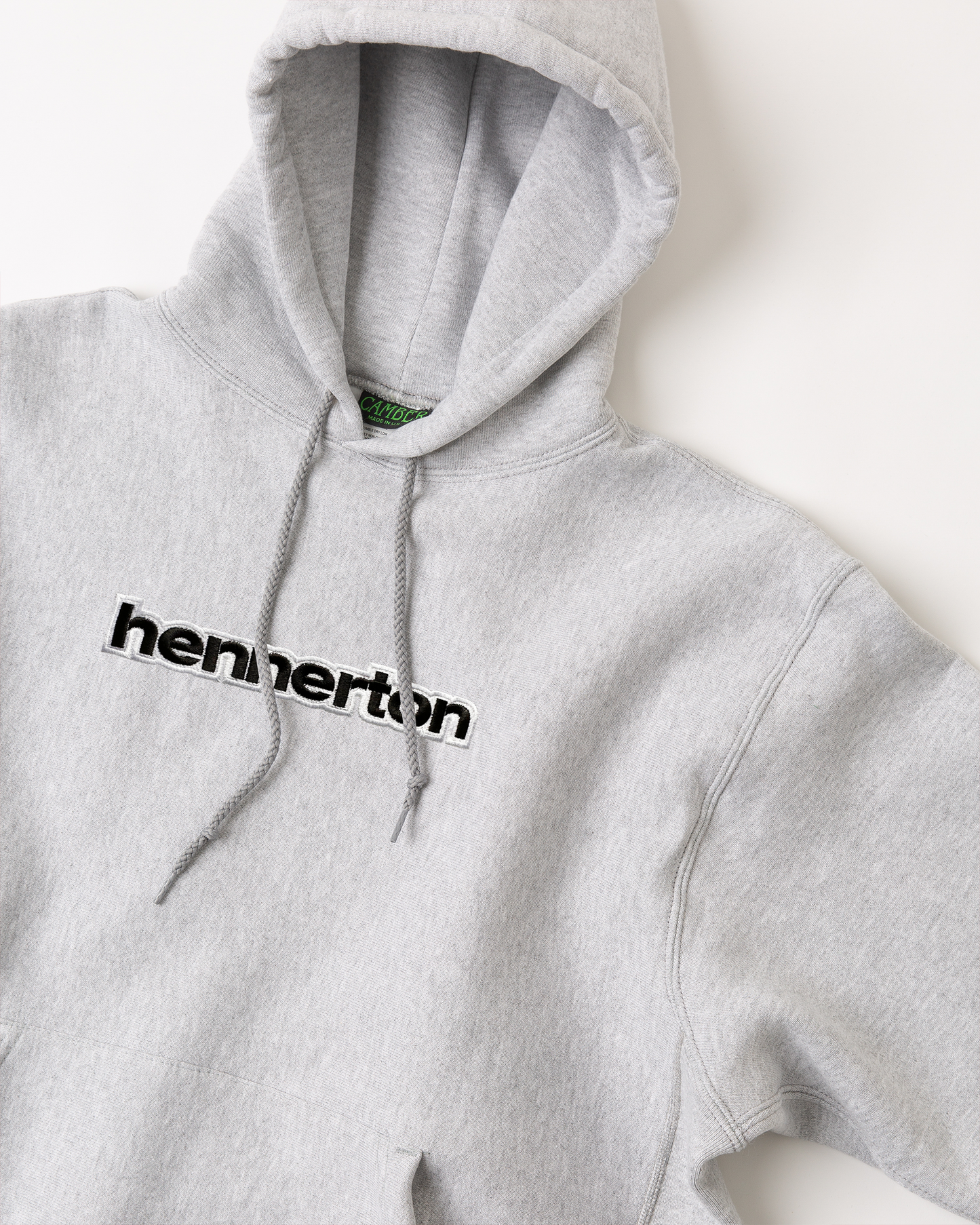 CAMBER CLASSIC LOGO HOODIE: GREY