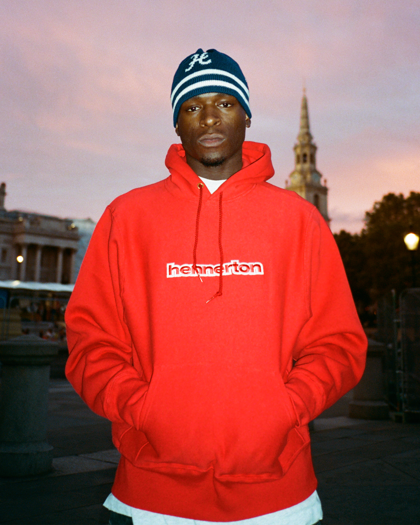 CAMBER CLASSIC LOGO HOODIE: RED