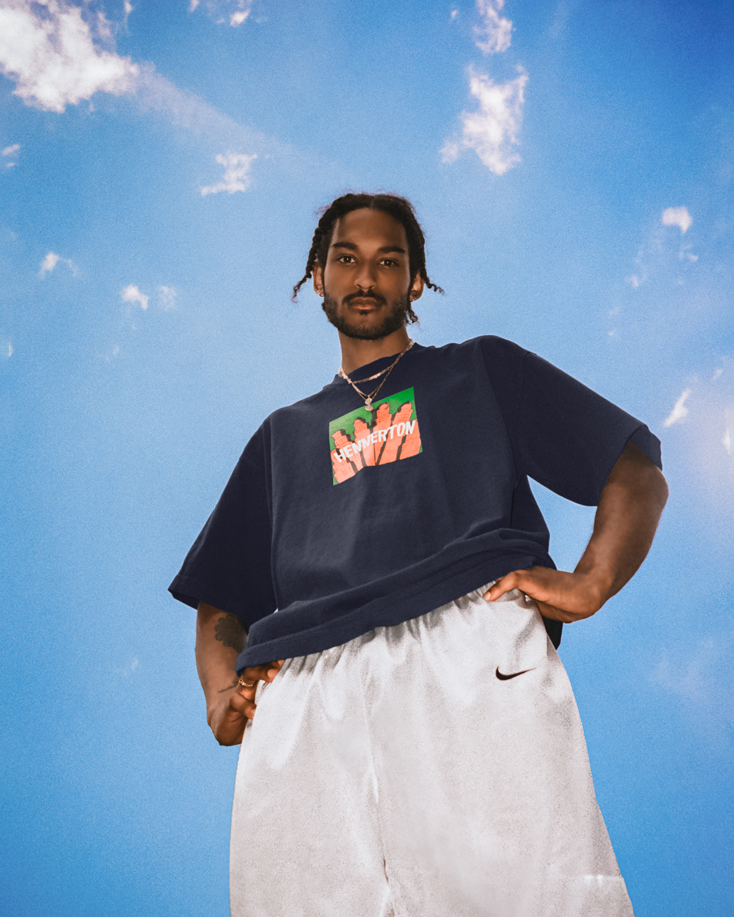 Hennerton City Tee Navy