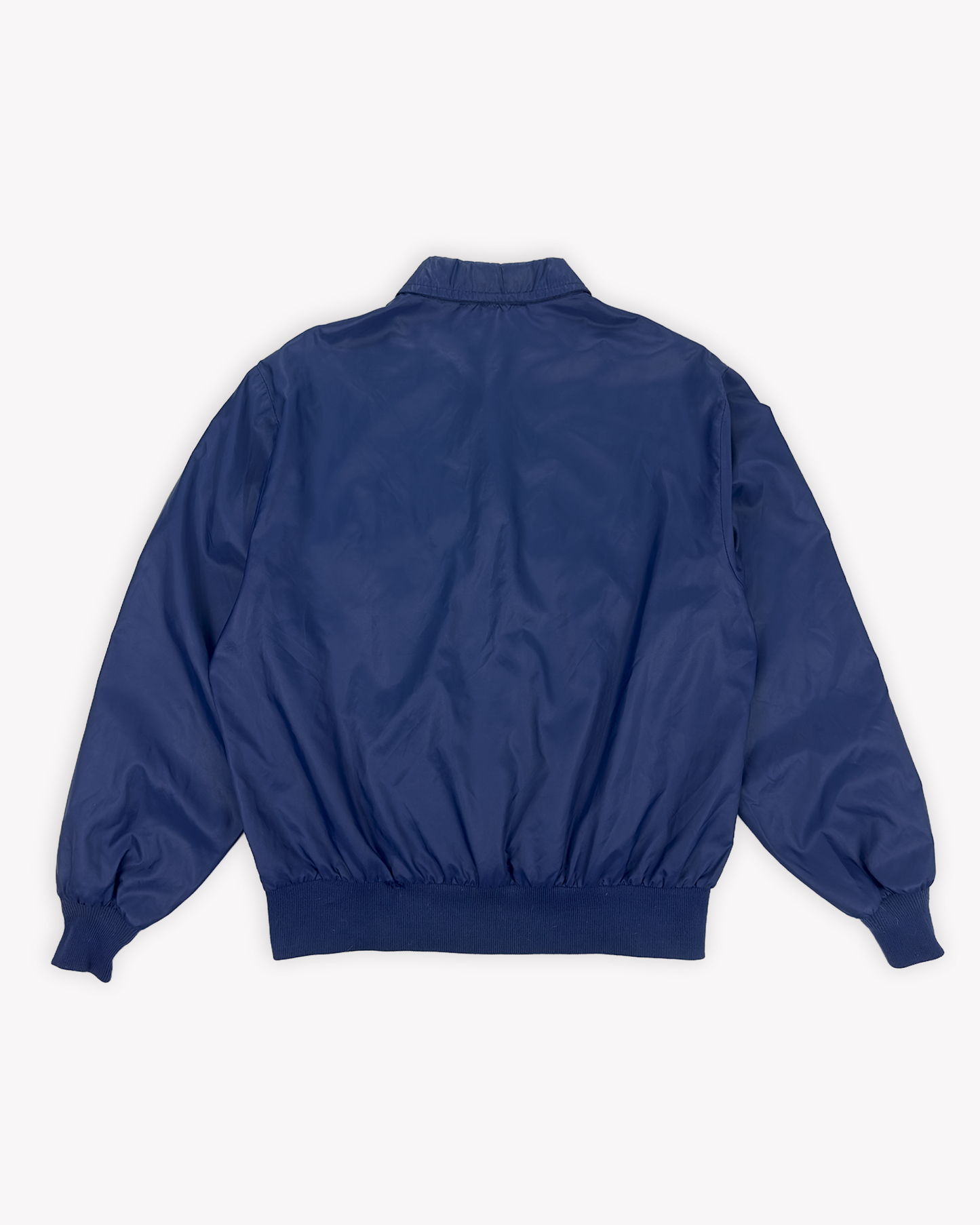 80s L.L.Bean Nylon Pullover Shirt: Navy M/L