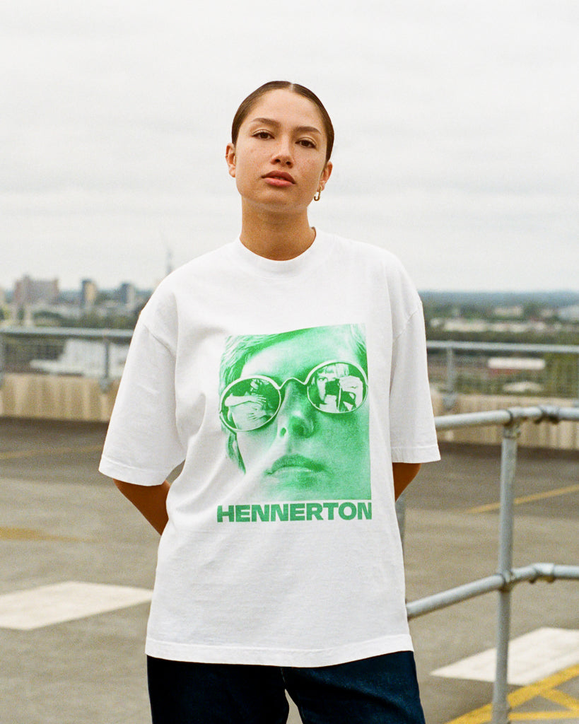 HENNERTON MORE TEE: WHITE