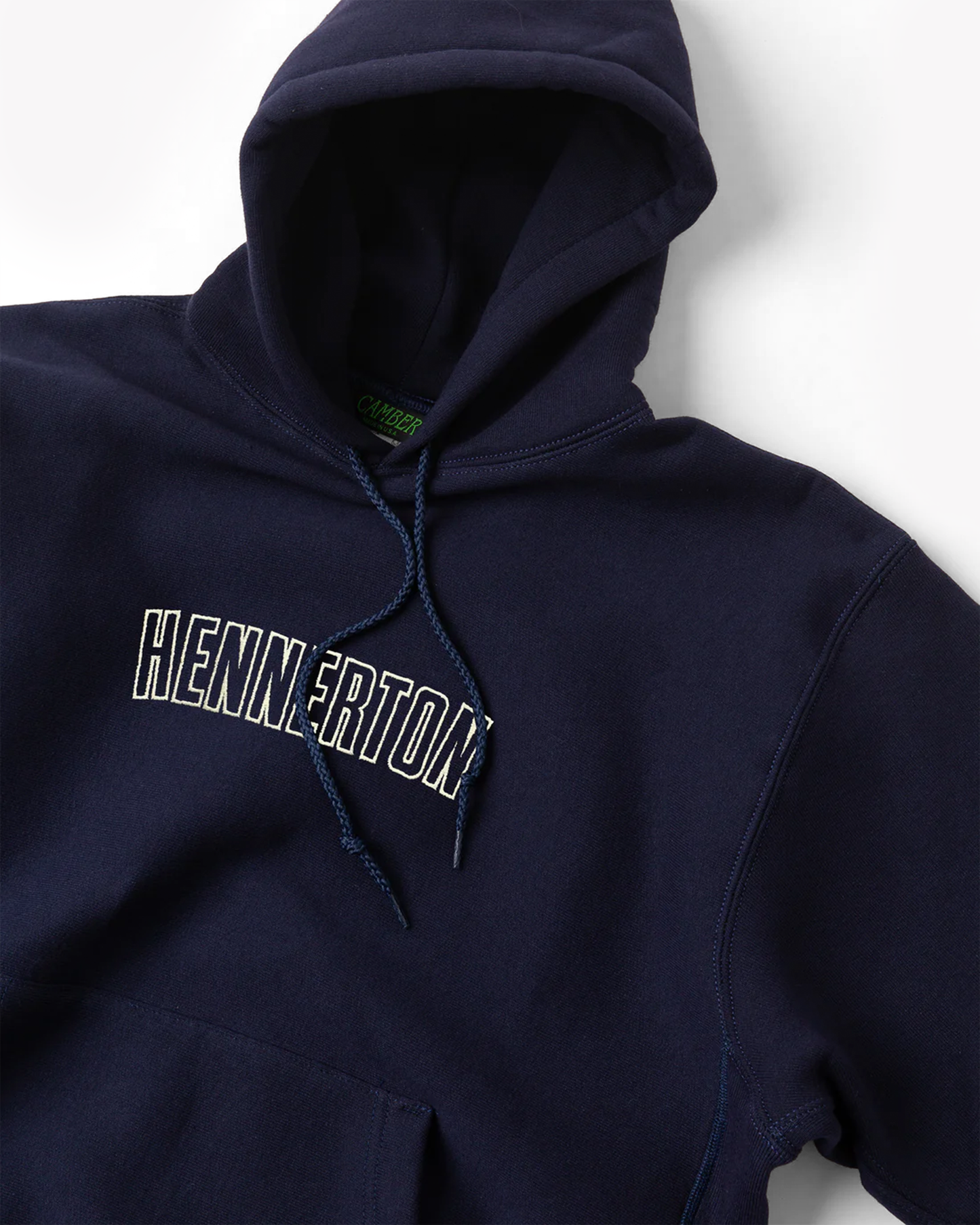 Camber Arc Logo Hoodie: Navy
