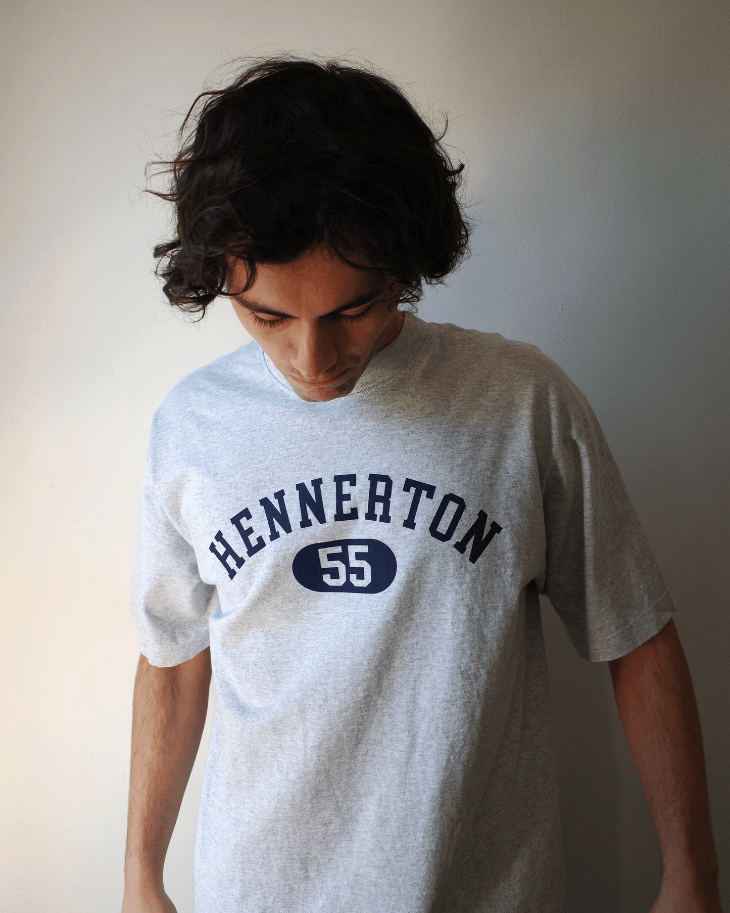 College '55' Tee: Grey