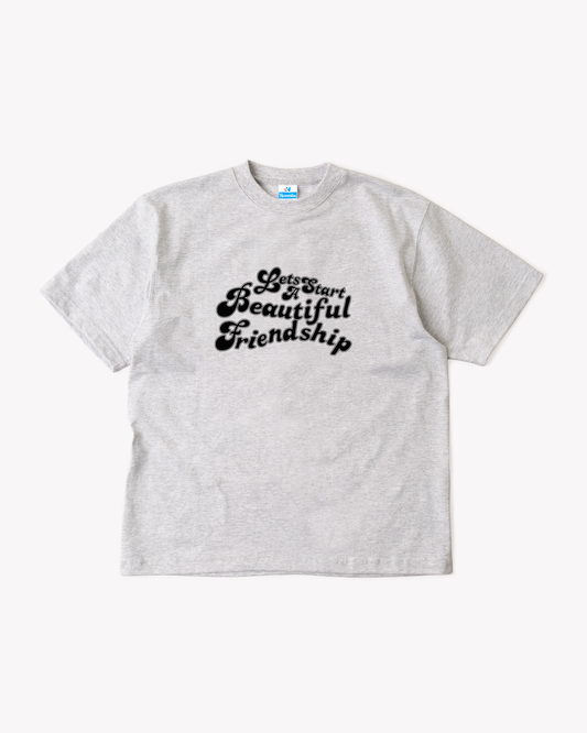 Beautiful Friendship Tee: Grey