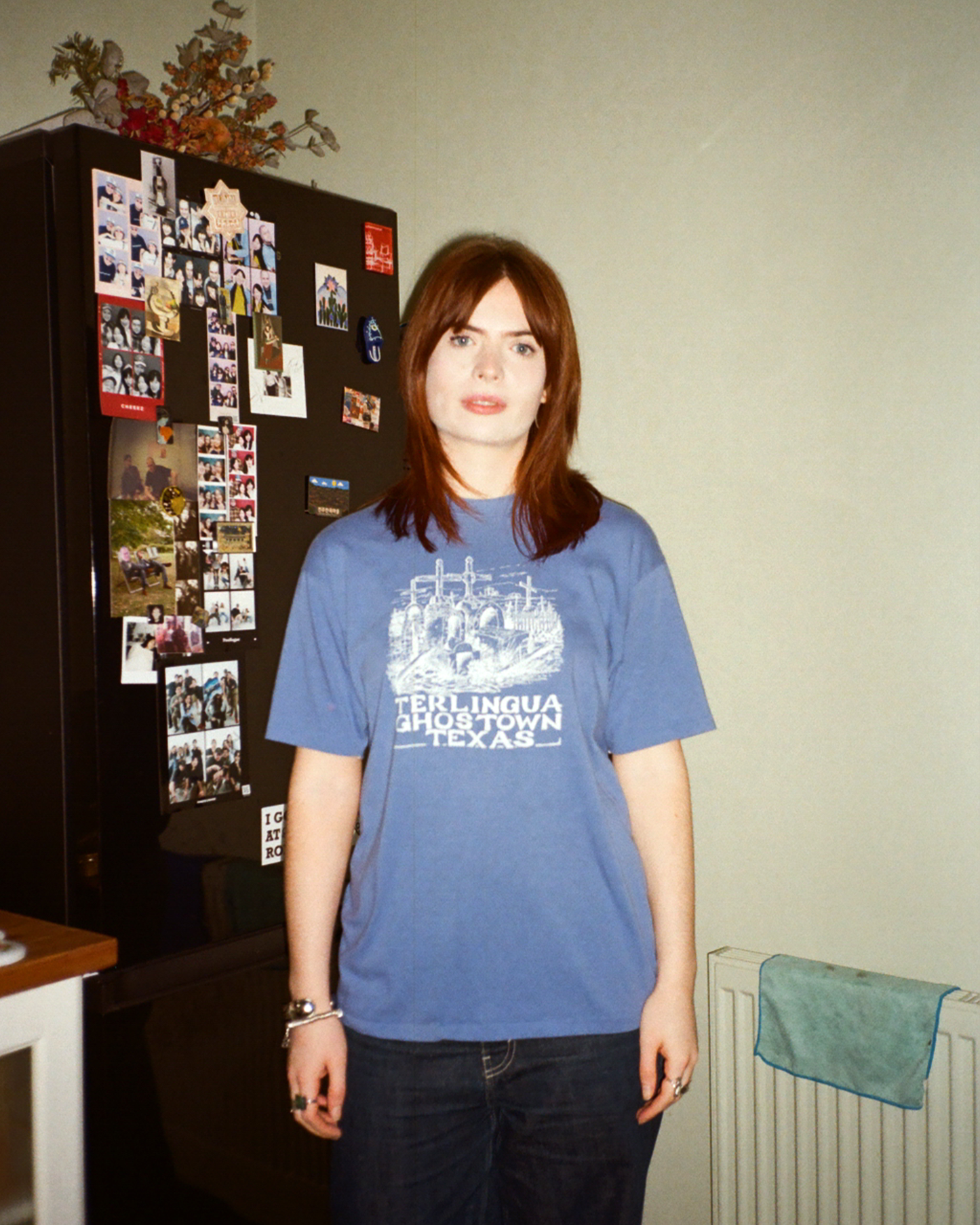 80s Terlingua Ghostown Single Stitch Tee: Blue S/M