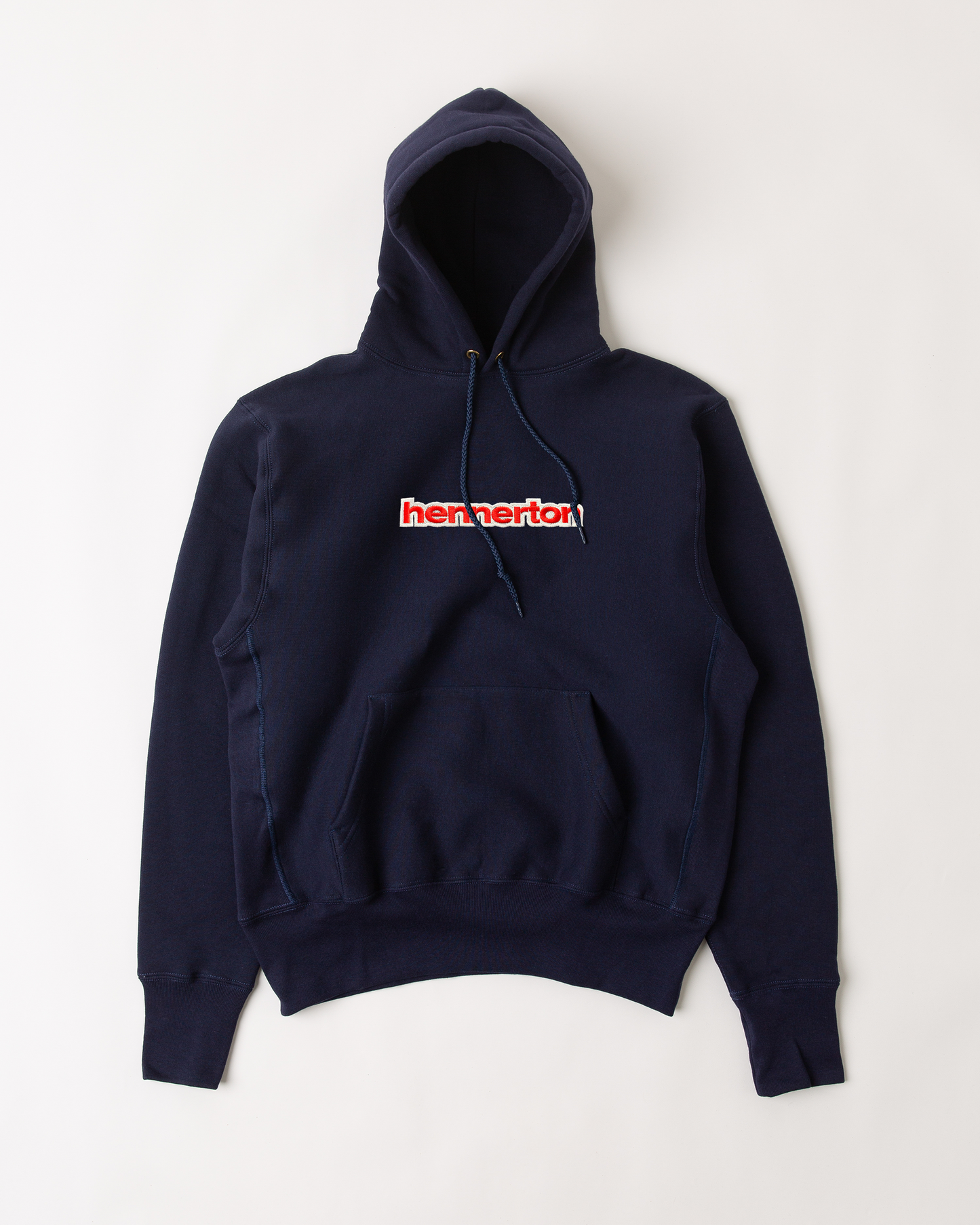 CAMBER CLASSIC LOGO HOODIE: NAVY