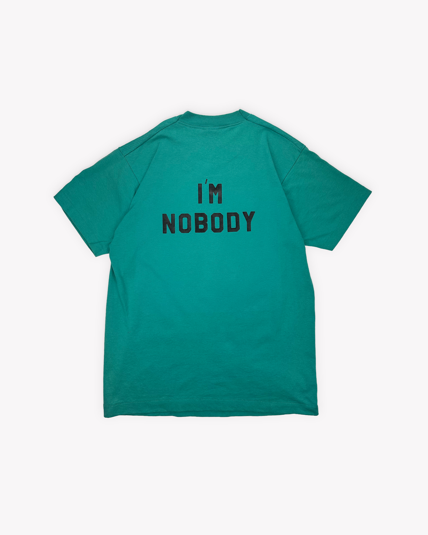 90s Nobody's Perfect Single Stitch Tee: Teal M