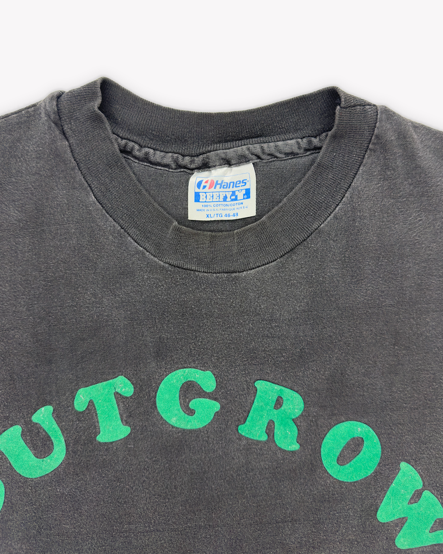 1992 Outgrow Yourself Single Stitch Tee: Black M