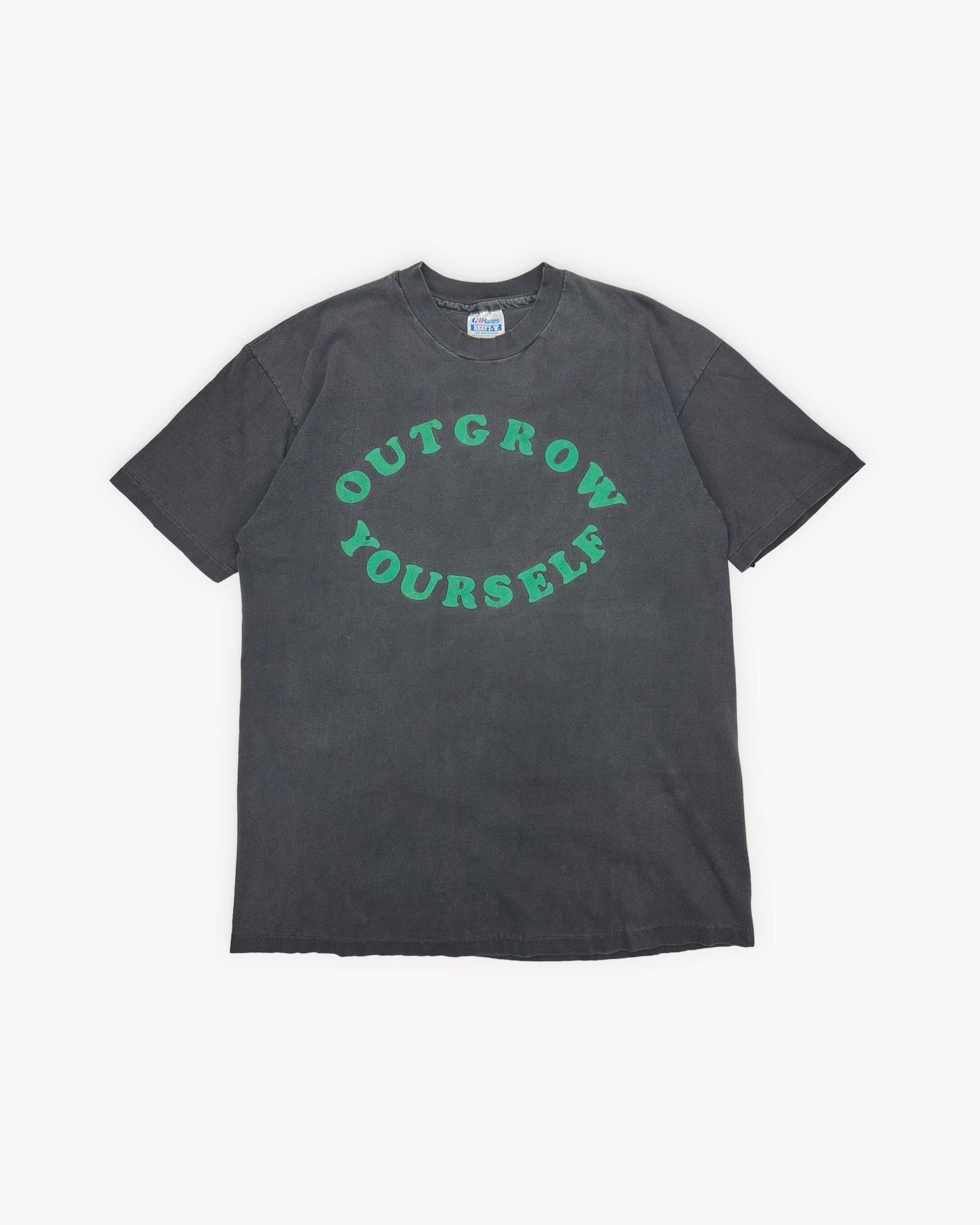 1992 Outgrow Yourself Single Stitch Tee: Black M