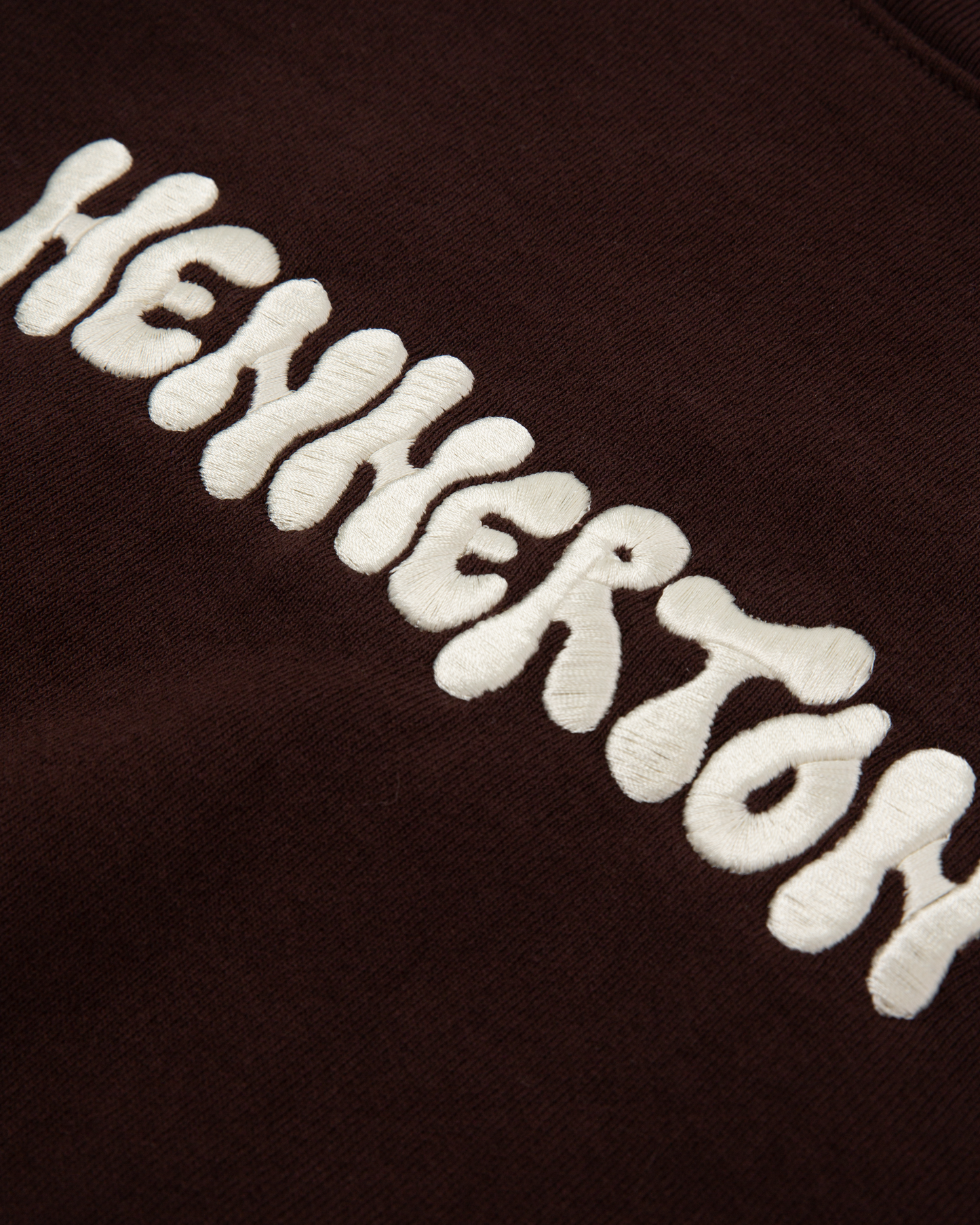SLIME LOGO SWEATSHIRT: CHOCOLATE