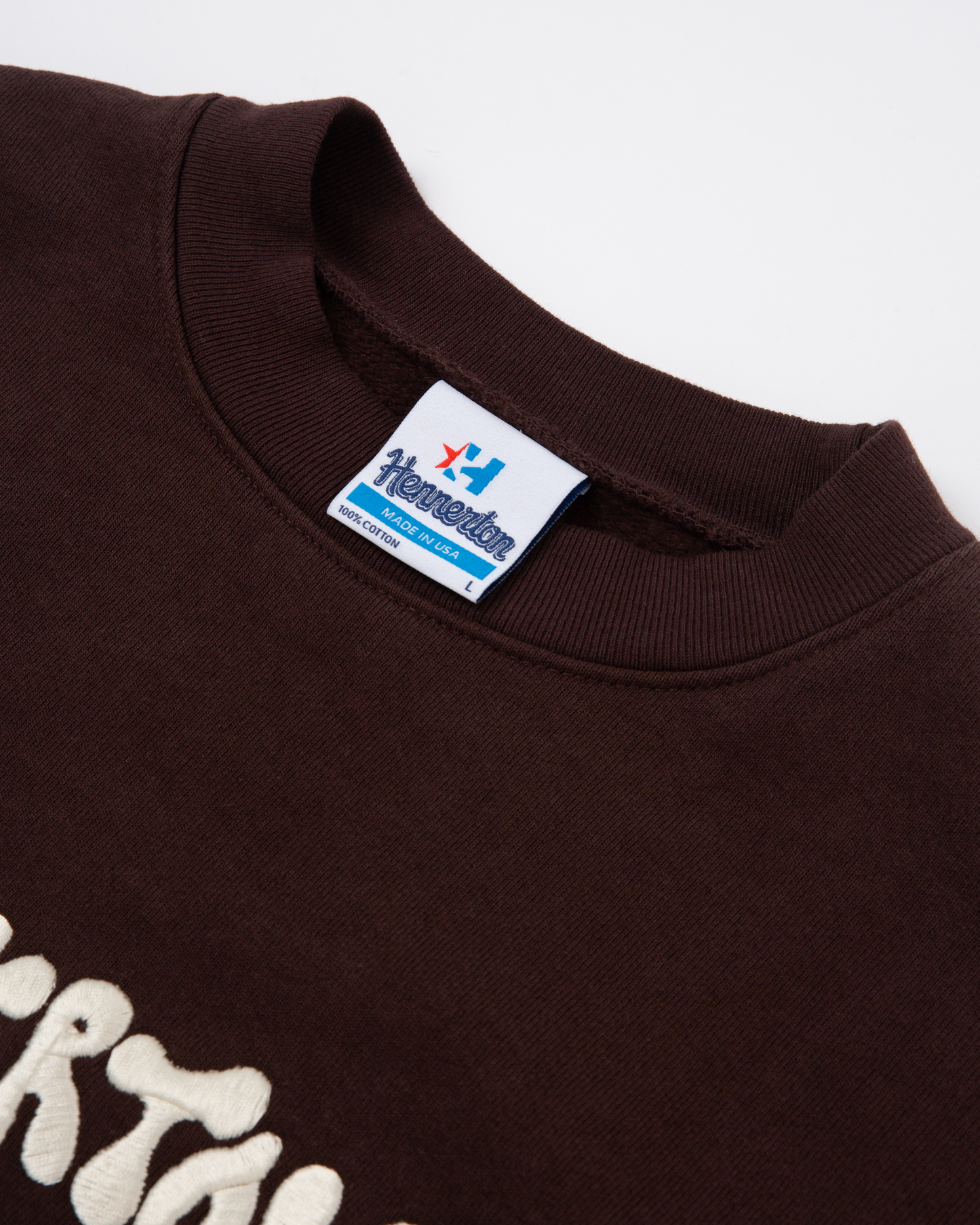 SLIME LOGO SWEATSHIRT: CHOCOLATE