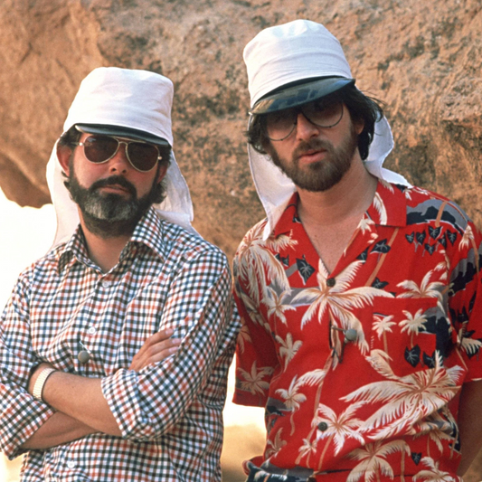 Steven Spielberg and George Lucas