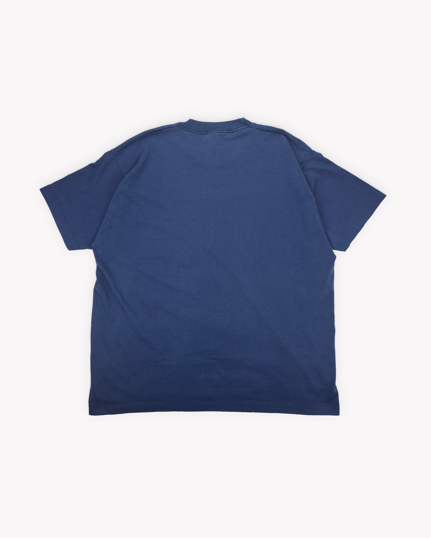 90s Axis Single Stitch Tee: Navy L/XL