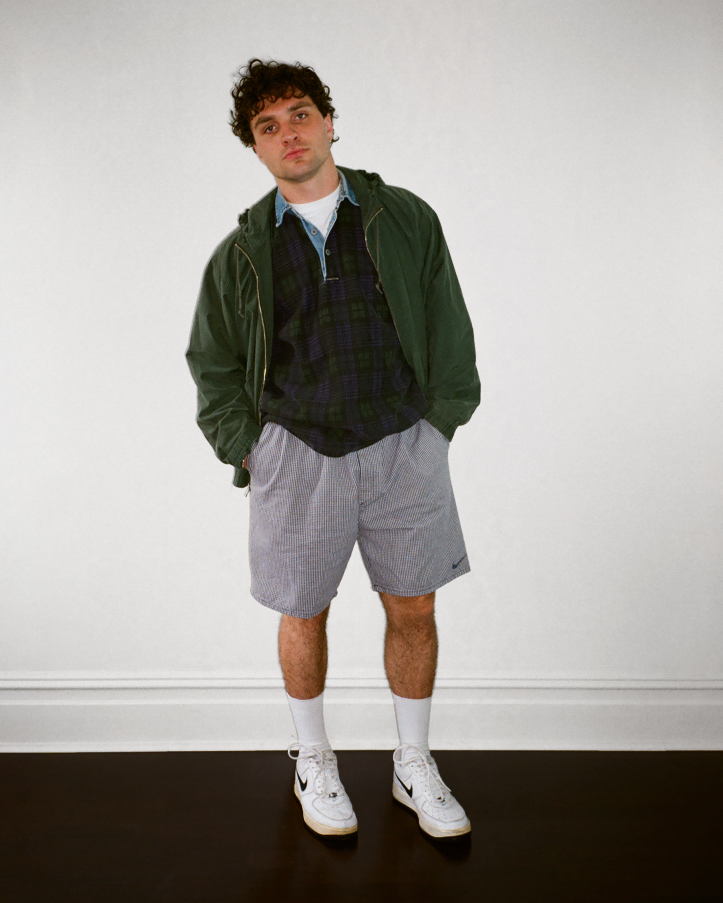 90s Structure Plaid Rugby: Blackwatch L