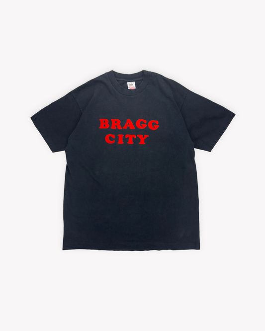 90s Bragg City Single Stitch Tee: Black S/M