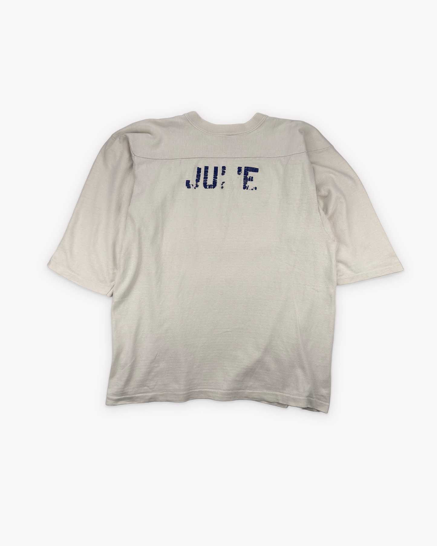 70s Champion Greensburg Swimming Cotton Jersey: Off White M