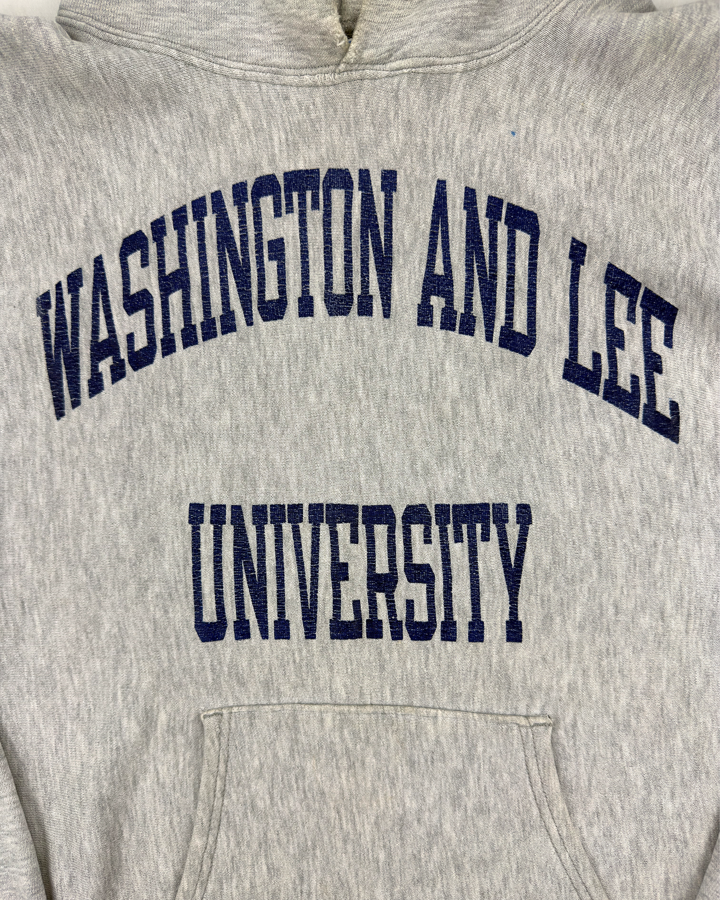 80s Champion Washington and Lee University Hoodie: Grey M
