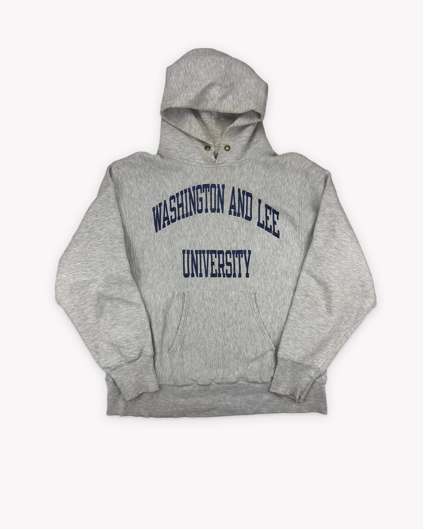 80s Champion Washington and Lee University Hoodie: Grey M