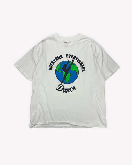 1995 Dance Single Stitch Tee: White L/XL