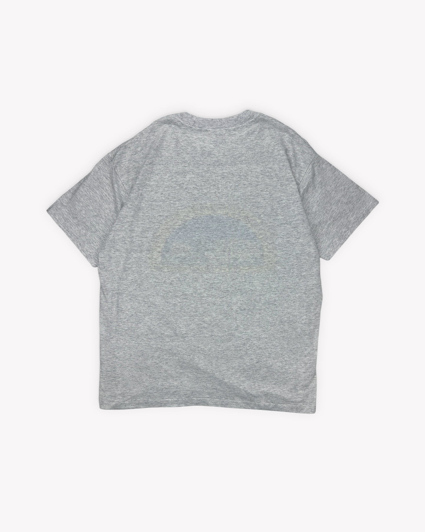90s Family Campers Single Stitch Tee: Grey L/XL