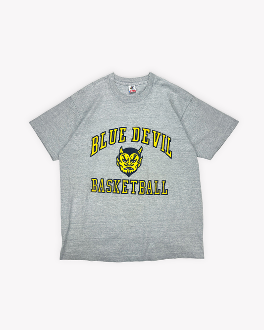 90s Blue Devil Single Stitch Tee: Grey S/M