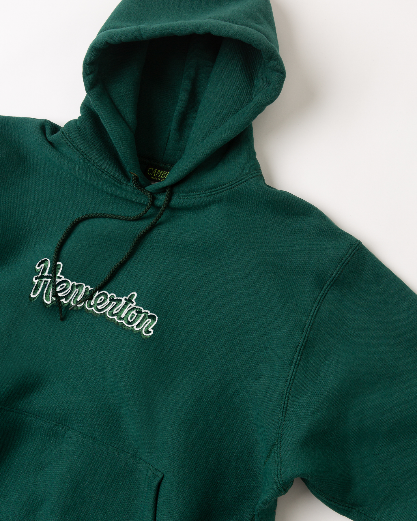 CAMBER CORE LOGO HOODIE: DARK GREEN