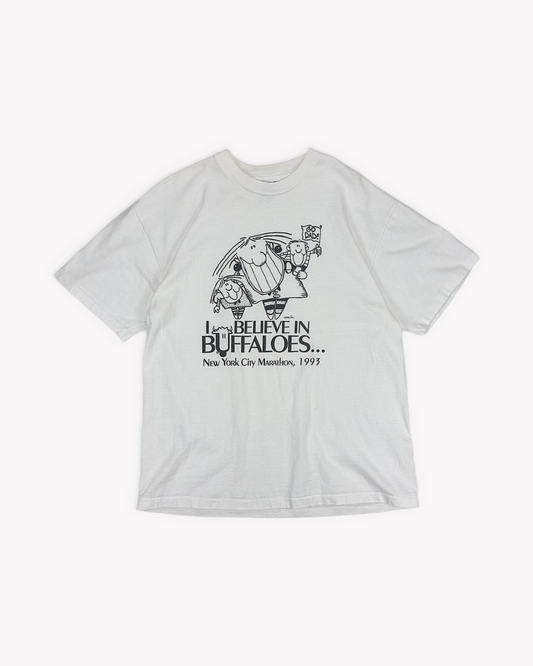 1993 NYC Marathon Single Stitch Tee: White M
