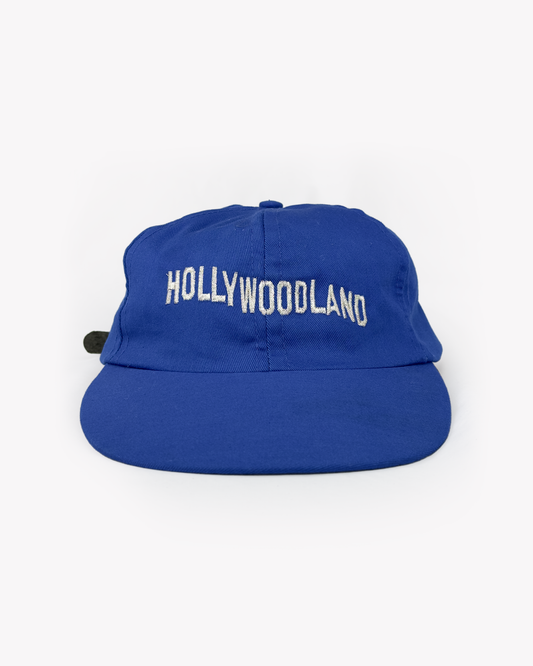 90s Hollywood 6 Panel Cap: Blue
