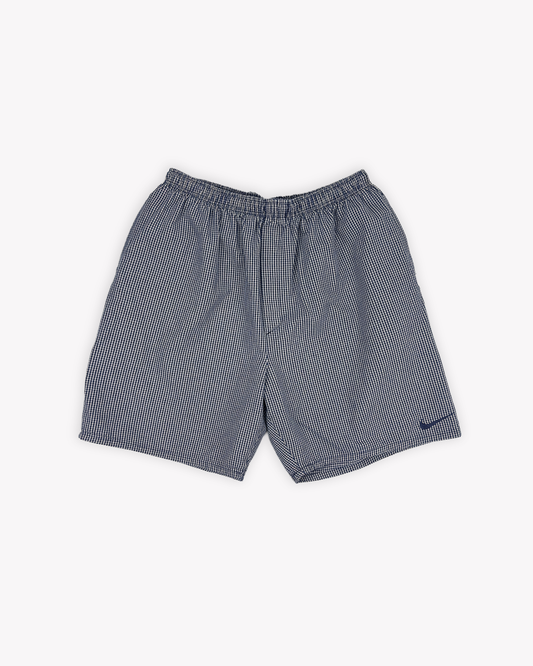 90s Nike Check Shorts: Blue 30-34"