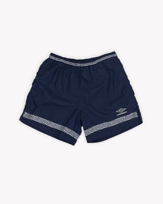 90s Umbro Nylon Shorts: Navy 28-32"
