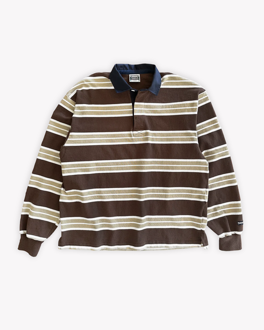 Barbarian Striped Rugby: Boston Cream