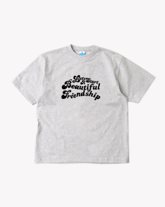 Beautiful Friendship Tee: Grey