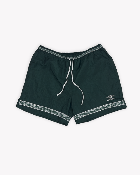 90s Umbro Nylon Shorts: Green 36-40"