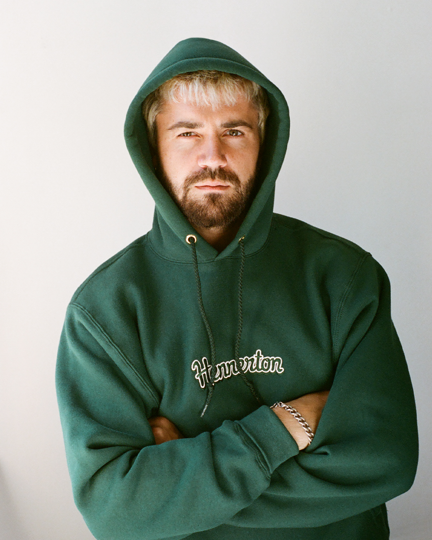 CAMBER CORE LOGO HOODIE: DARK GREEN