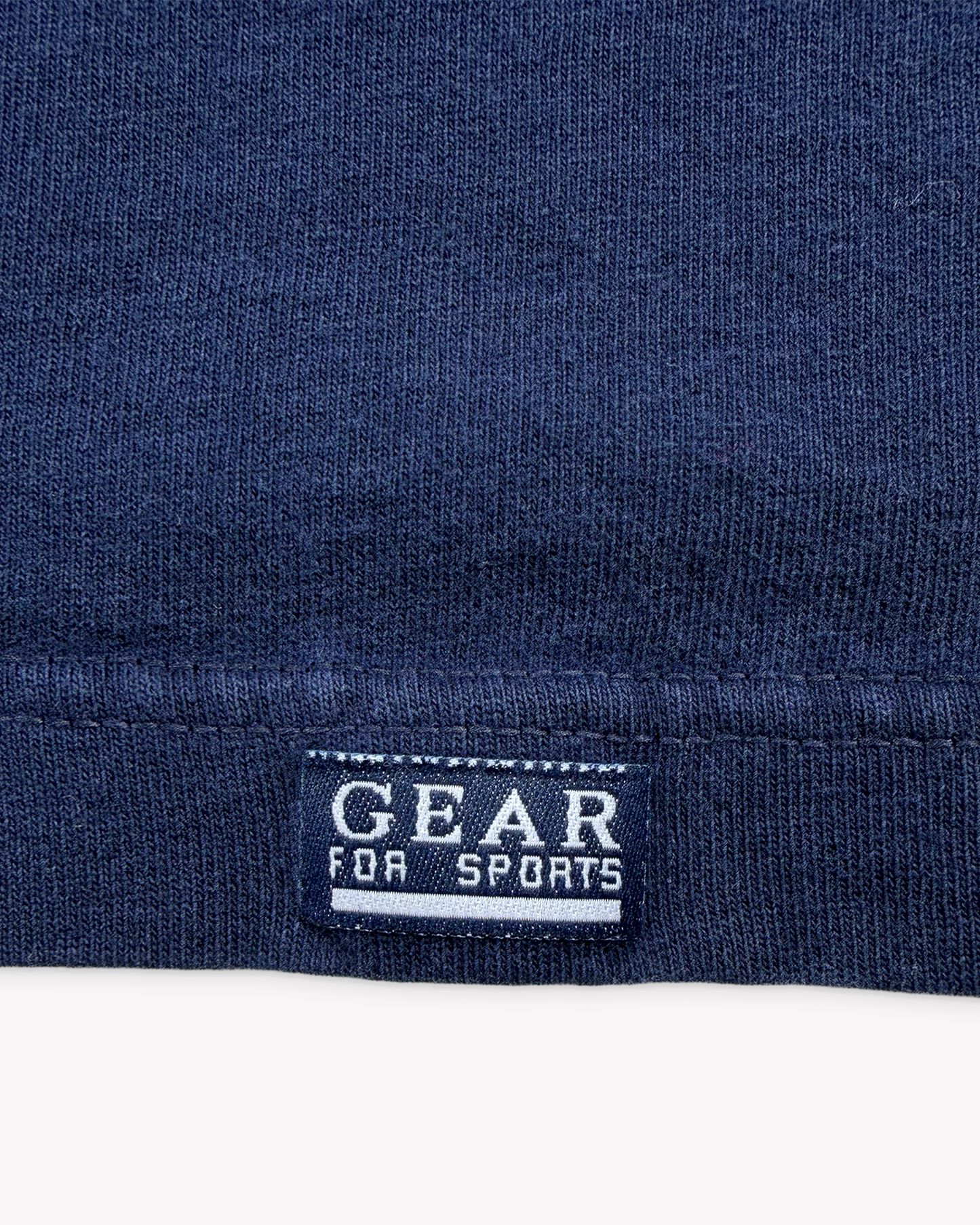 90s NYAC Mock Neck LS Tee: Navy L