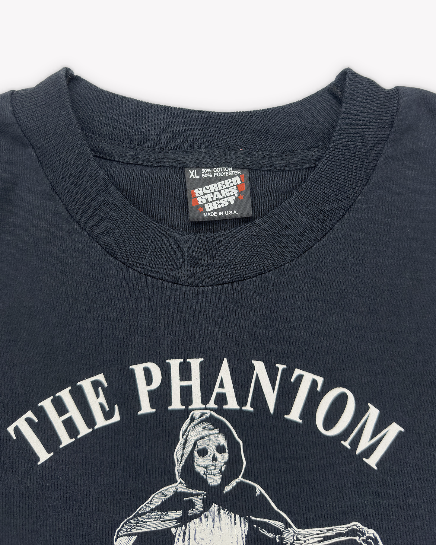 90s Phantom of the Auction Single Stitch Tee: Black M