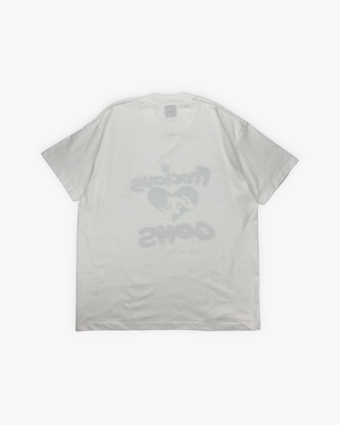 90s Precious Gems Single Stitch Tee: White L/XL
