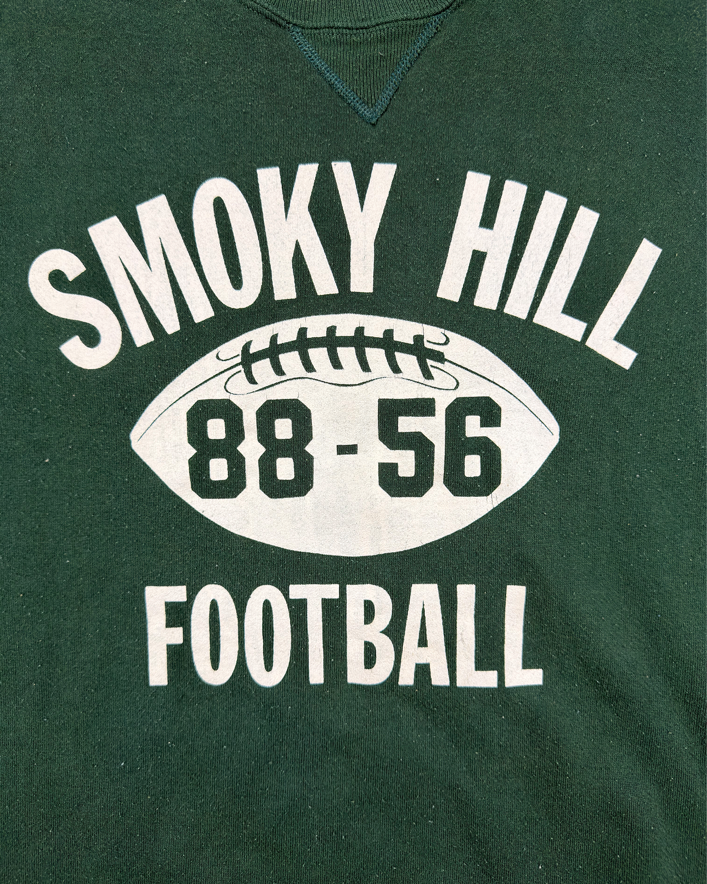 90s Russell Smoky Hill Football Sweatshirt: Green M
