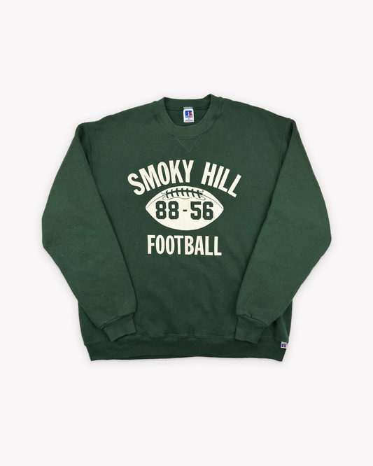 90s Russell Smoky Hill Football Sweatshirt: Green M