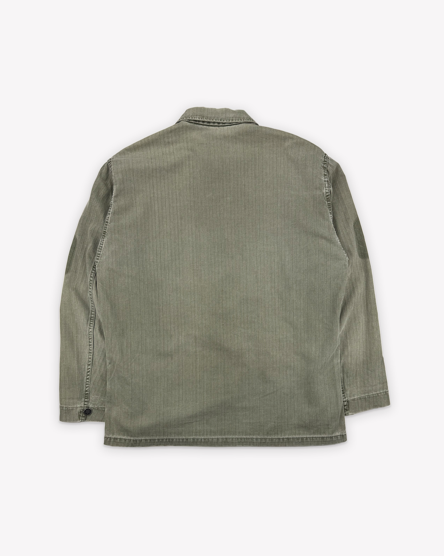 40s U.S. Army WWII HBT Jacket: Olive M