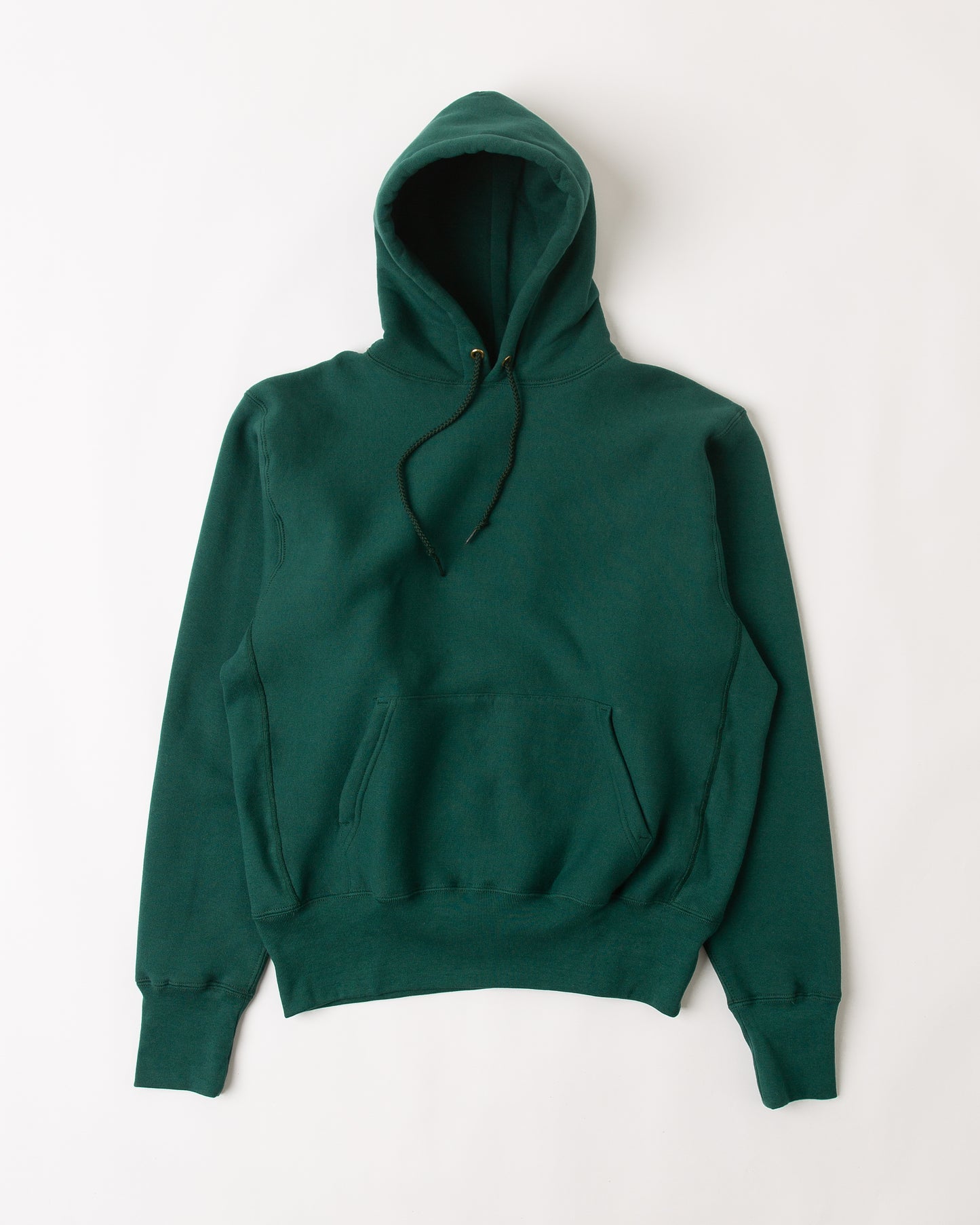 CAMBER USA CROSS-KNIT HOODIE: DARK GREEN